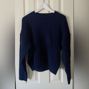 Zara Deep Blue Knit Top